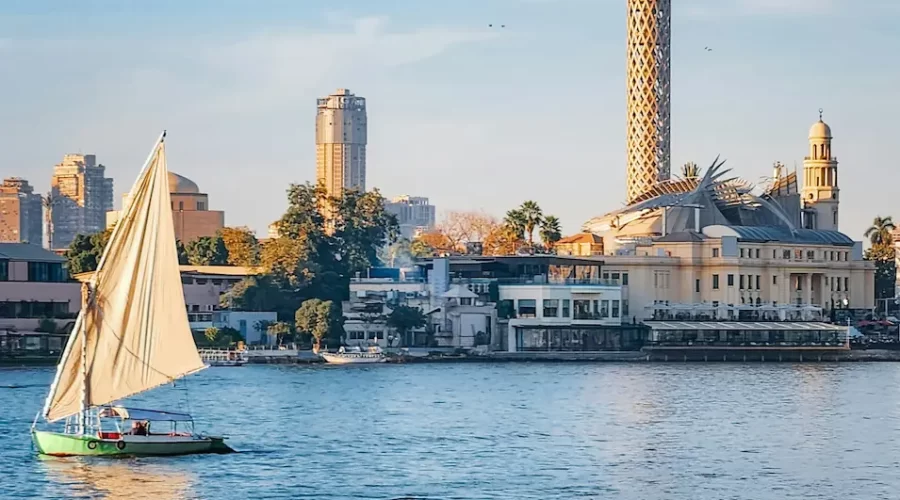 Reservas de viajes a Egipto: Vista panorámica de El Cairo, el Nilo y la Torre de El Cairo – Preguntas Frecuentes sobre las reservas de WIT