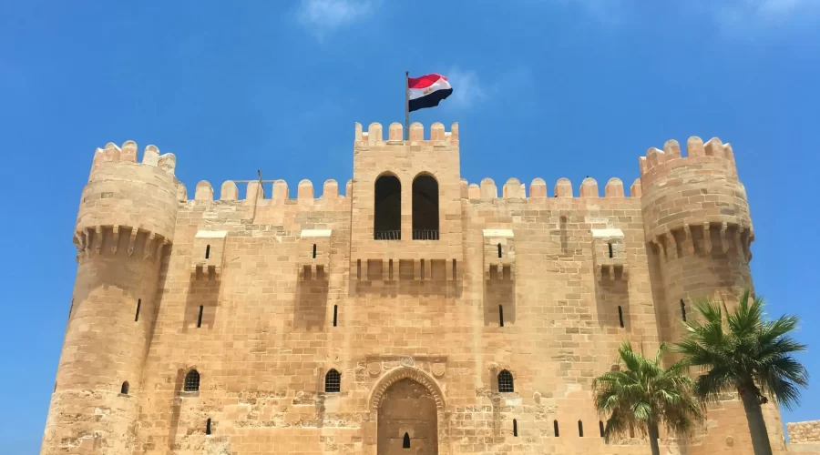 La Ciudad de Alejandría en Egipto – Vista panorámica de la Ciudadela de Qaitbey en Alejandría