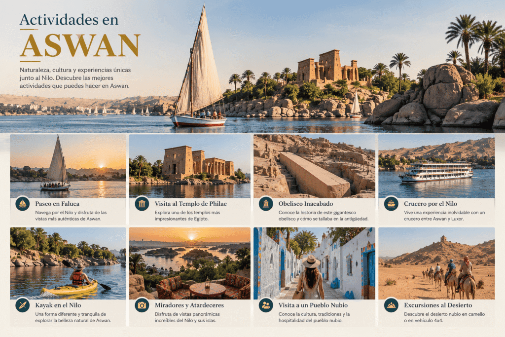 La Ciudad de Asuán en Egipto