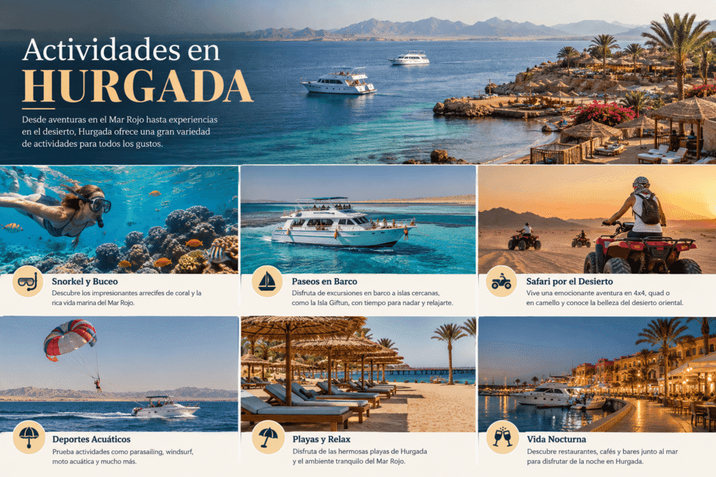 La Ciudad de Hurgada en Egipto